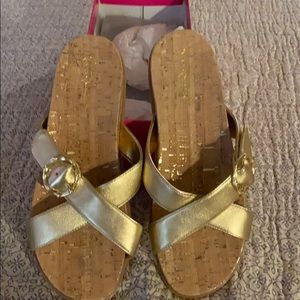 Lilly Pulitzer Bayshore sandals sz 10
